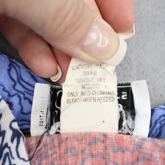 Old Pueblo Traders Shirt Womens M Multicolor Quarter Sleeve Blouse Button Collar - Picture 11 of 16